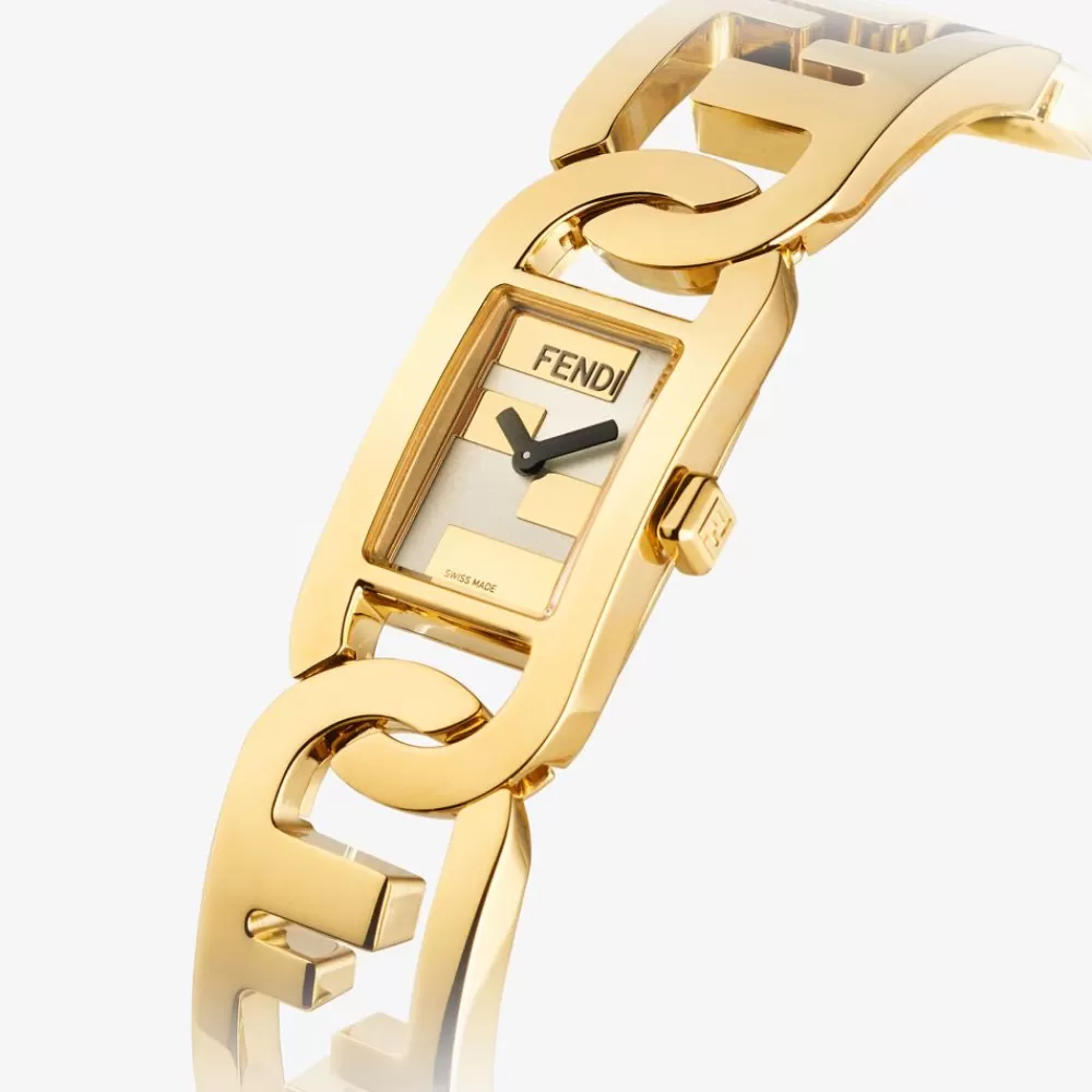 Fendi Uhren<16 X 36,50 Mm – Rechteckige Uhr Mit Ff-Logo
