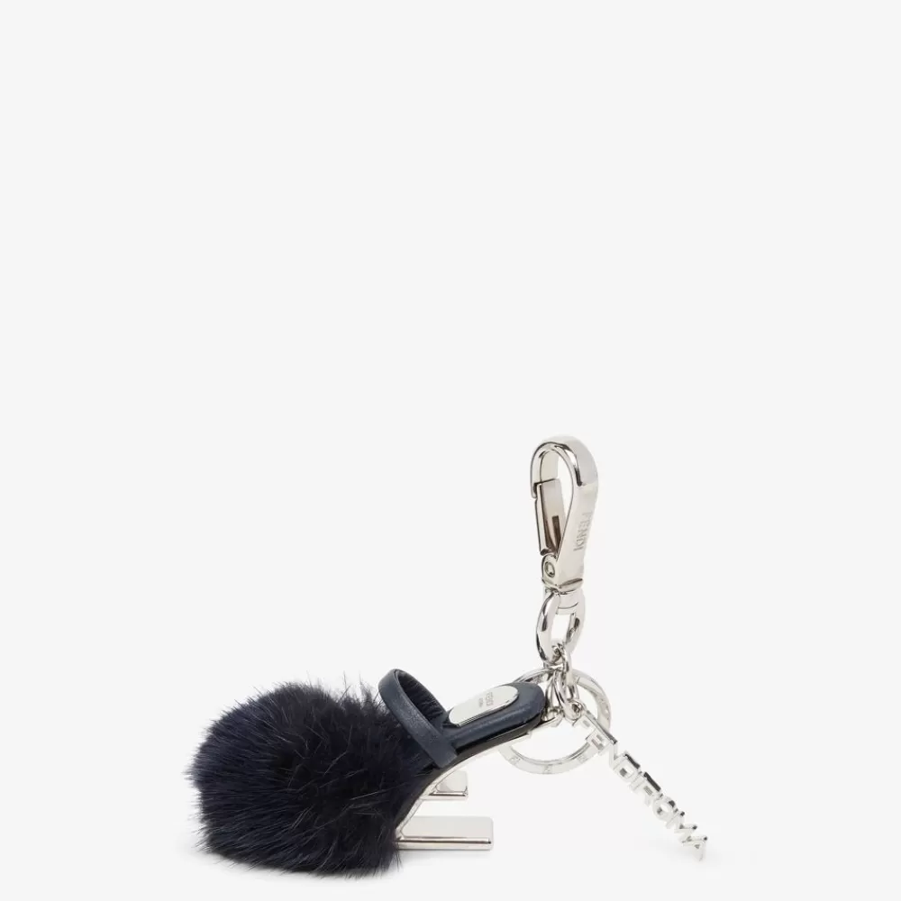 Fendi Tech Und Lifestyle Accessoires<Anhanger Aus Nerzpelz In Blau