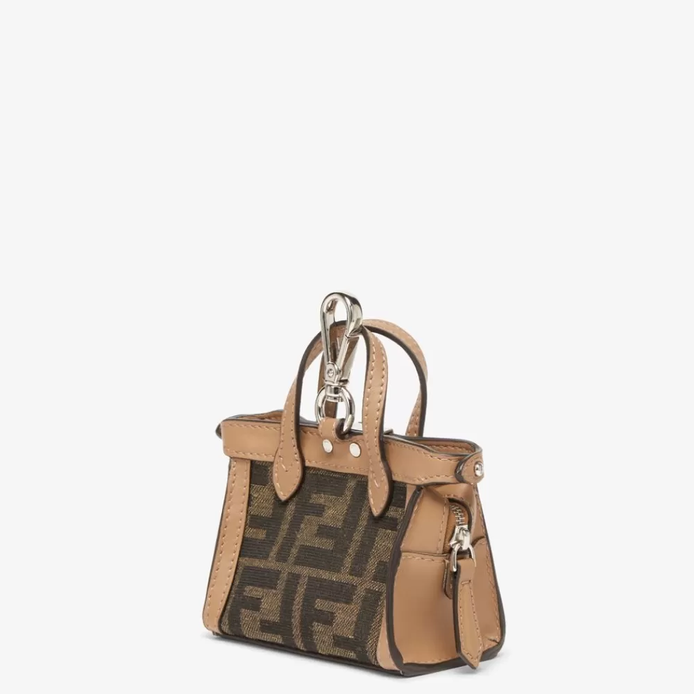 Fendi Reise- Und Lifestyle-Accessoires<Anhanger Aus Stoff Mit Ff-Motiv In Braun