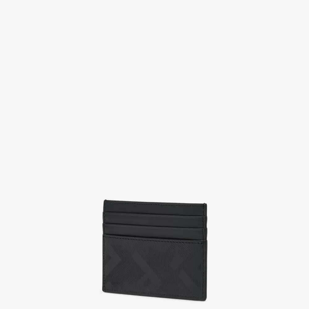 Fendi Kartenetuis<Ausweisetui Aus Leder In Schwarz