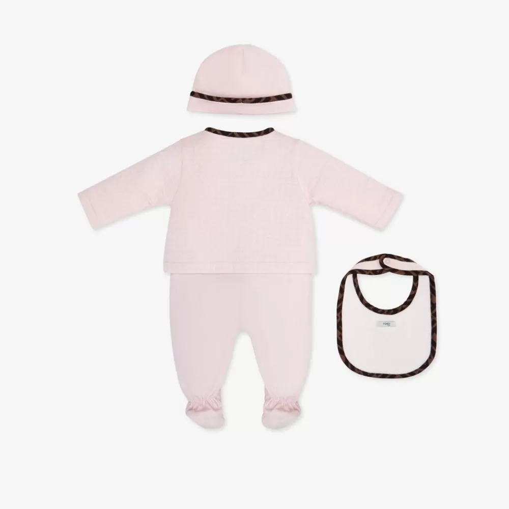 Fendi Baby Junge<Baby-Set Aus Gesteppter Baumwolle