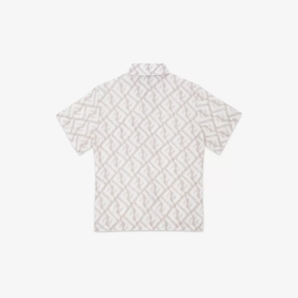 Fendi Baby Junge<Bluse Aus Leinen Mit Allover-Logo