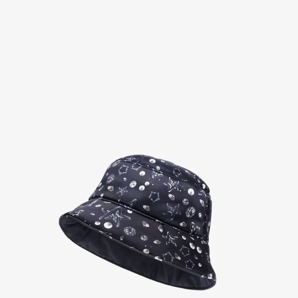 Fendi Mutzen Und Handschuhe<Bucket Hat Aus Nylon In Blau
