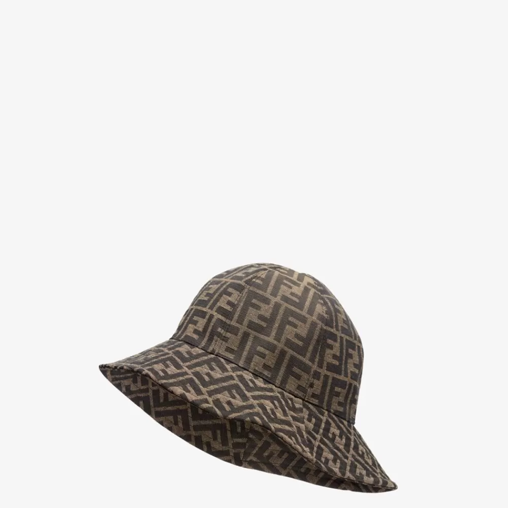 Fendi Mutzen Und Handschuhe<Cloche Aus Canvas In Braun
