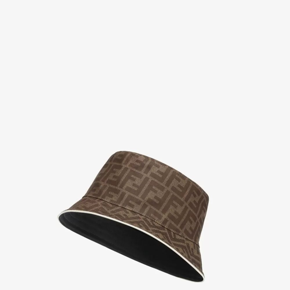 Fendi Mutzen Und Handschuhe<Fischerhut Aus Stoff Mit Ff-Muster