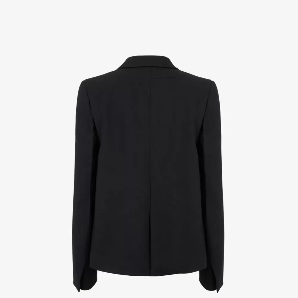 Fendi Mantel Und Oberbekleidung<Go-To Jacke Aus Wolle In Schwarz