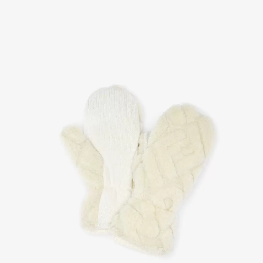Fendi Mutzen Und Handschuhe<Handschuhe Aus Wolle In Elfenbeinfarben