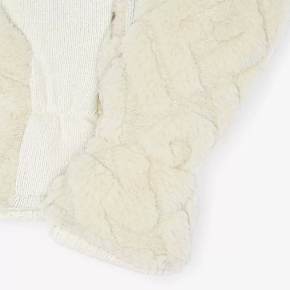 Fendi Mutzen Und Handschuhe<Handschuhe Aus Wolle In Elfenbeinfarben