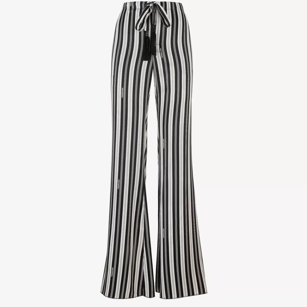Fendi Hosen Und Shorts<Hose Aus Bedruckter Seide