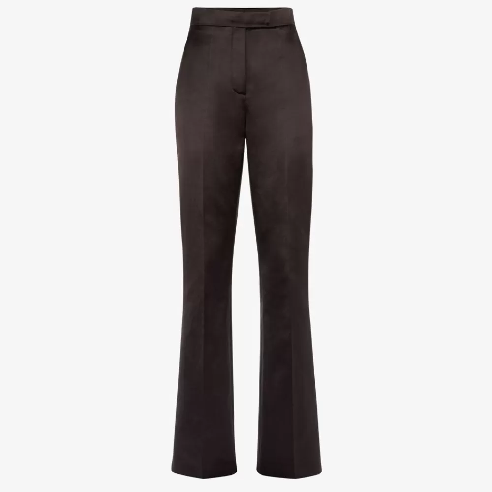 Fendi Hosen Und Shorts<Hose Aus Duchesse In Braun