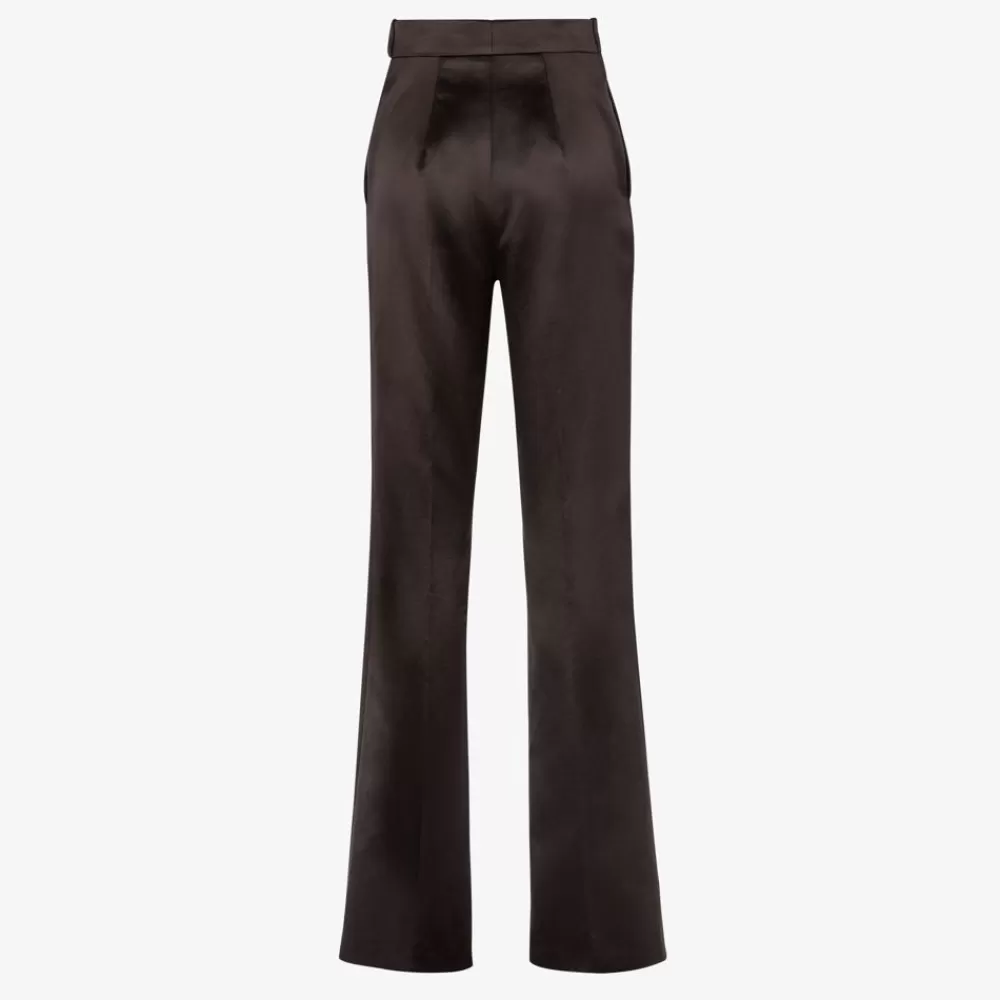 Fendi Hosen Und Shorts<Hose Aus Duchesse In Braun