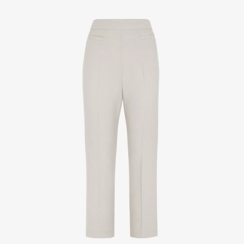 Fendi Hosen Und Shorts<Hose Aus Wolle In Beige
