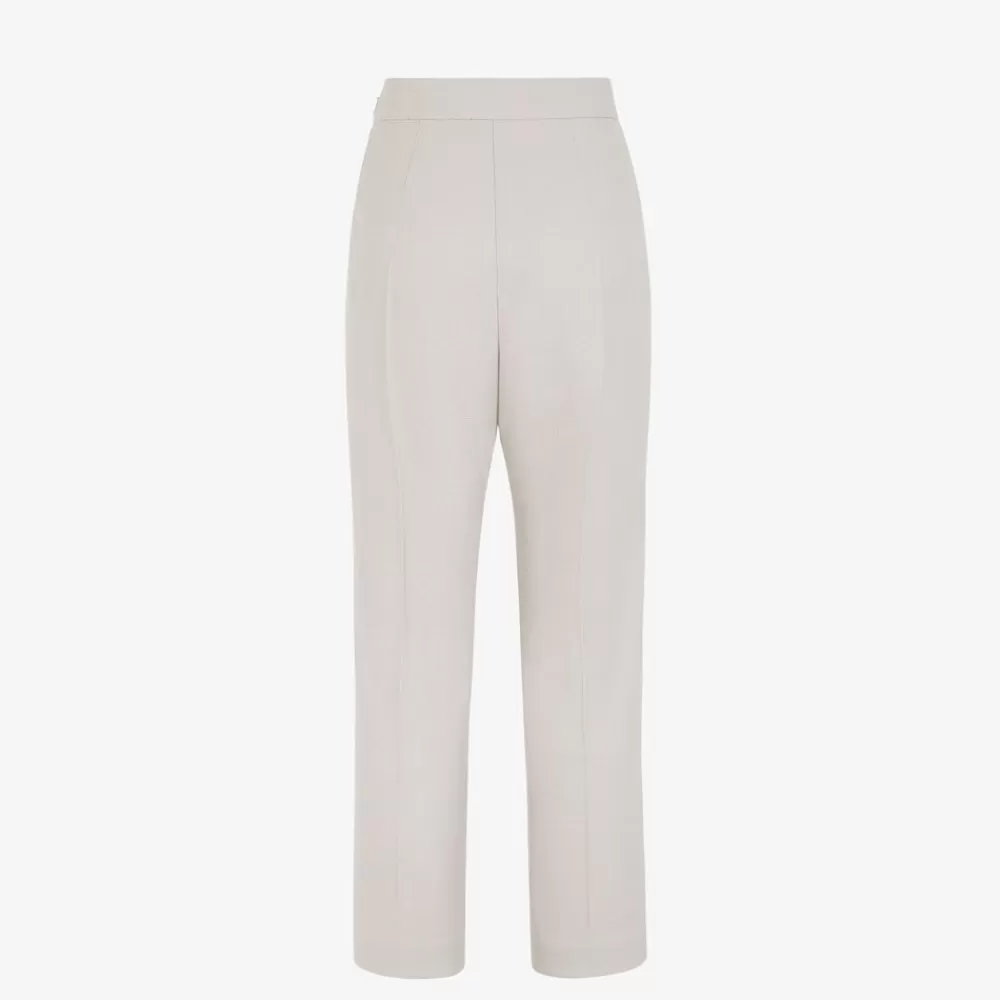 Fendi Hosen Und Shorts<Hose Aus Wolle In Beige