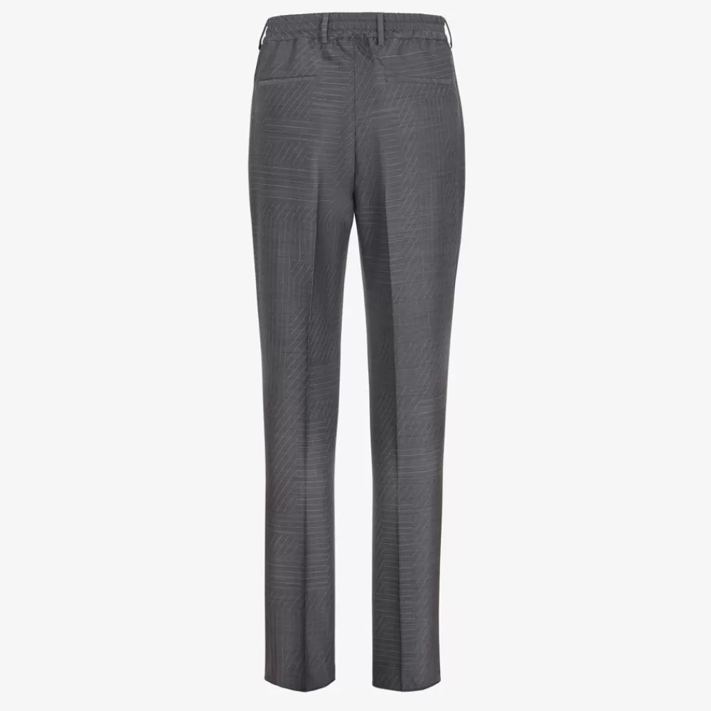 Fendi Jeans Und Hosen<Hose Aus Wolle In Grau