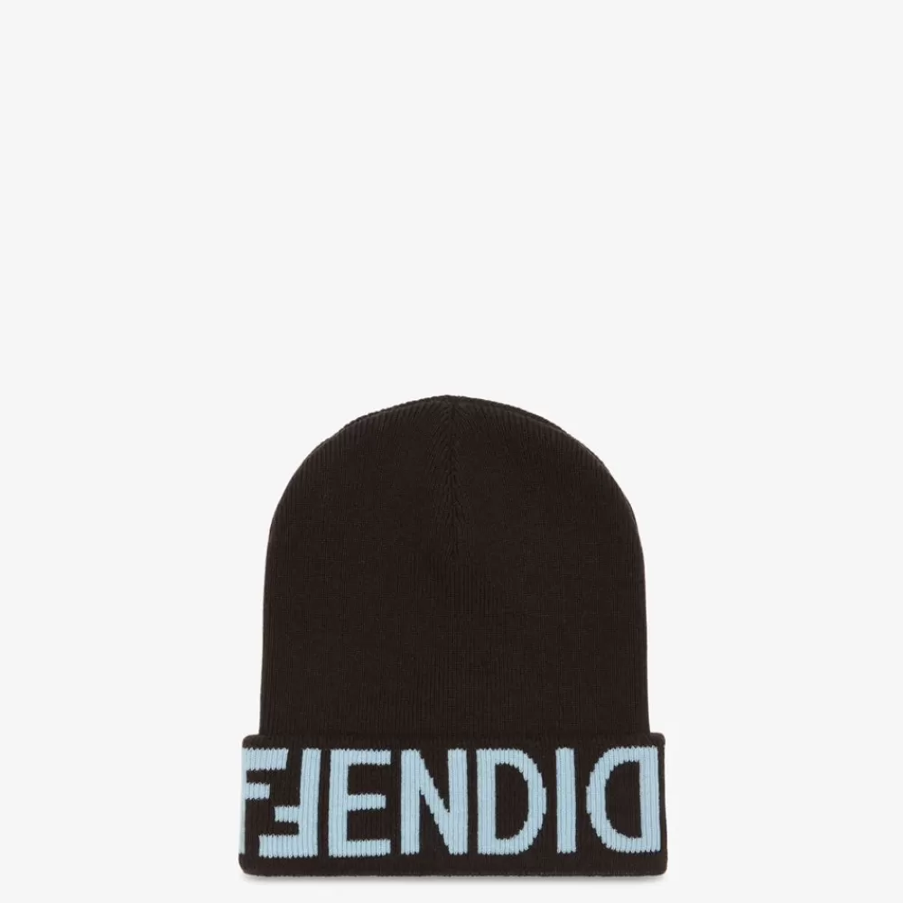 Fendi Mutzen Und Handschuhe<Hut Aus Wolle In Dunkelbraun