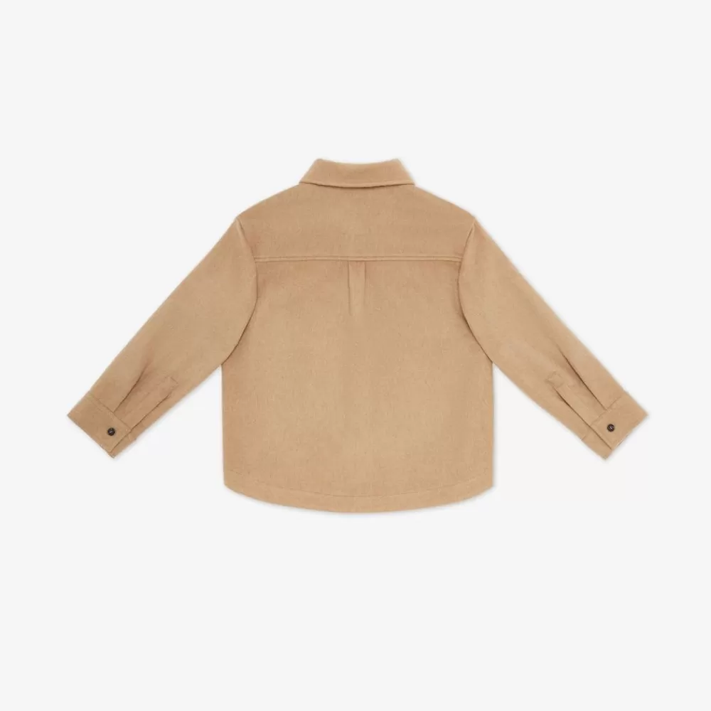 Fendi Ready To Wear<Junior-Hemdjacke Aus Flanell Mit Tasche