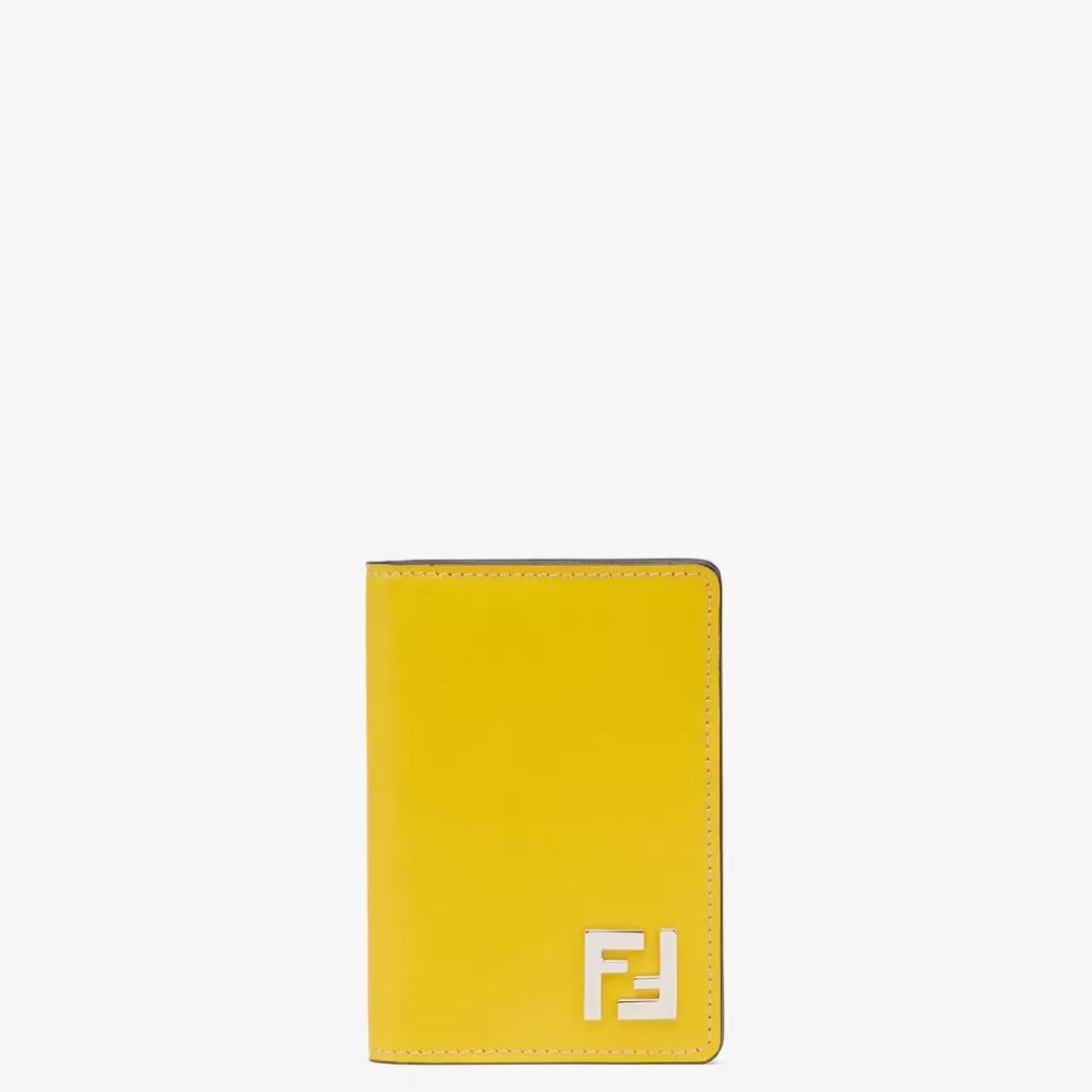 Fendi Kartenetuis<Kartenetui Aus Leder In Gelb
