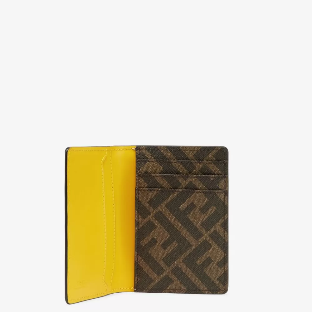 Fendi Kartenetuis<Kartenetui Aus Leder In Gelb