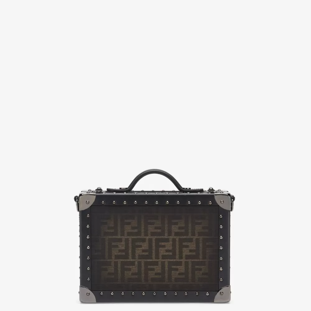 Fendi Fur Die Reise<Koffer Aus Stoff Mit Ff-Signature In Braun