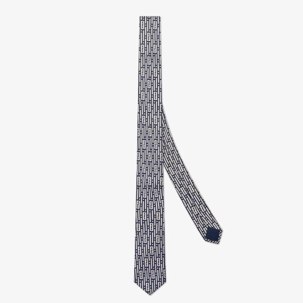 Fendi Krawatten<Krawatte Aus Seide In Blau
