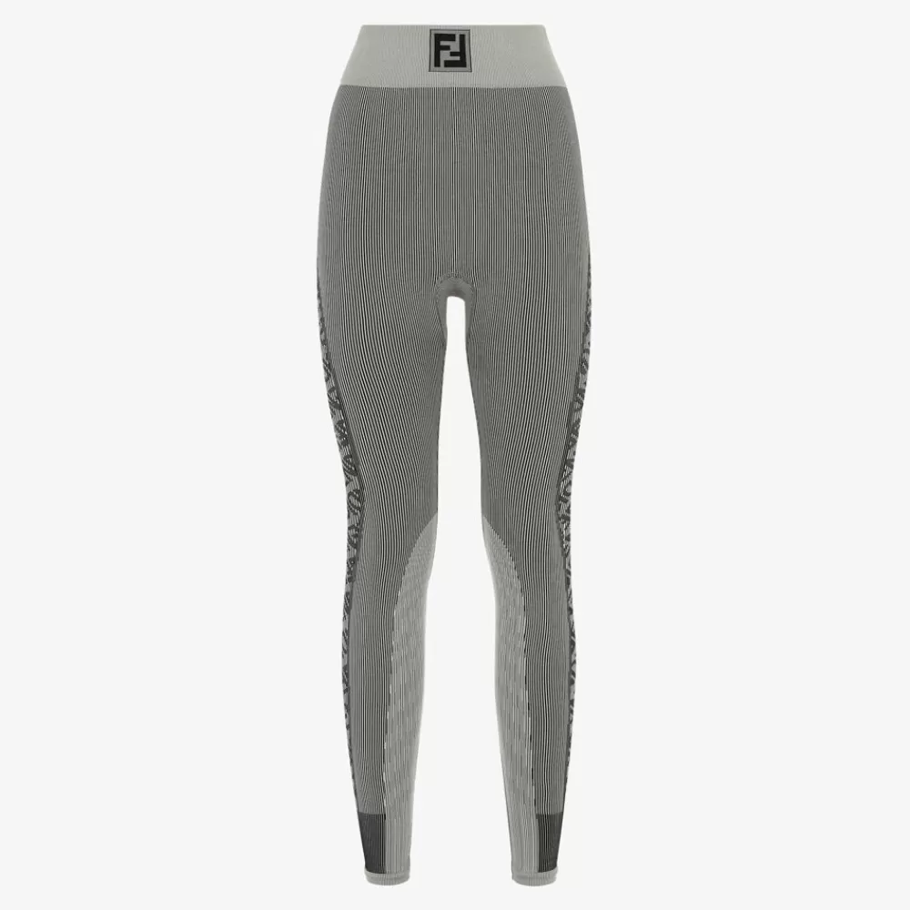 Fendi Skiwear<Leggings Aus Technischem Gewebe In Grau