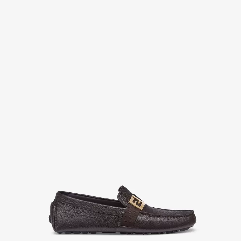 Fendi Loafer<Loafer Aus Leder In Braun