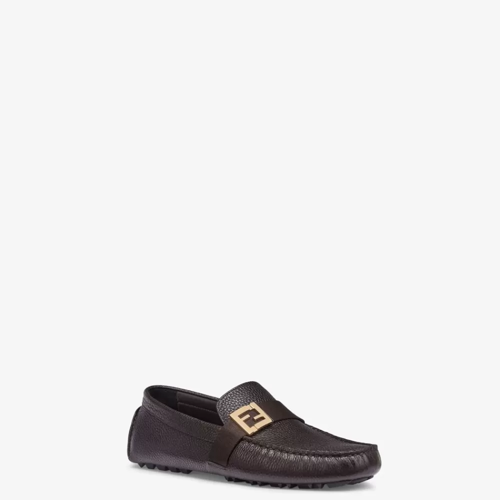 Fendi Loafer<Loafer Aus Leder In Braun