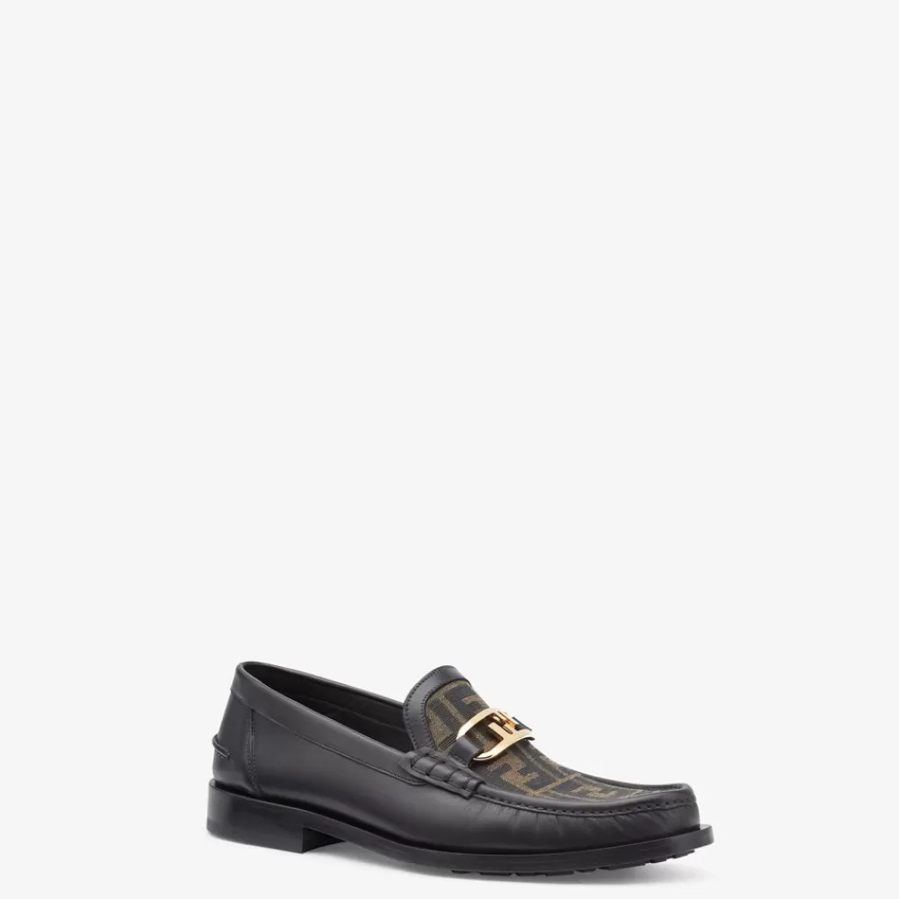Fendi Clogs Und Slippers<Loafer Aus Leder In Schwarz
