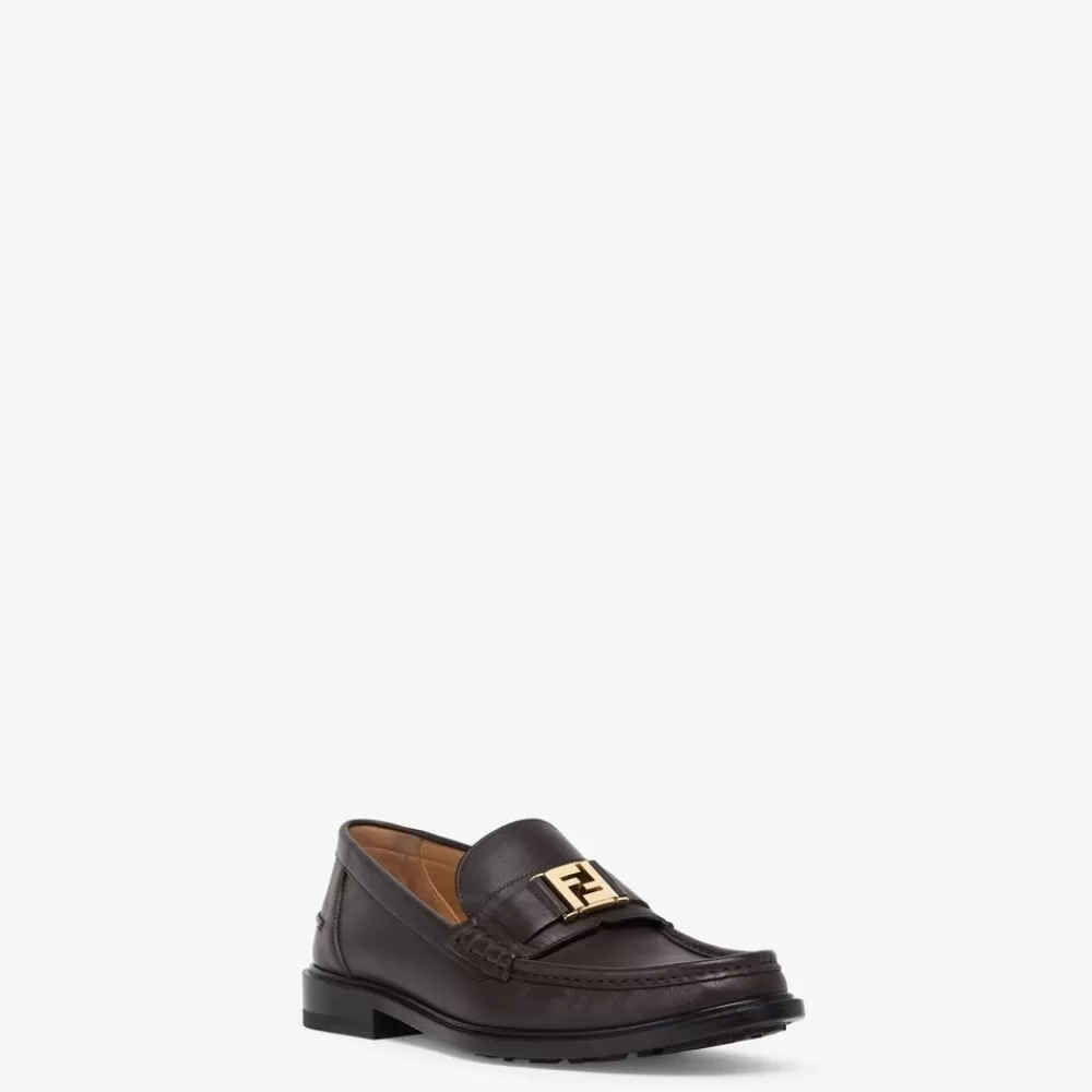 Fendi Loafer<Loafers Aus Leder In Braun
