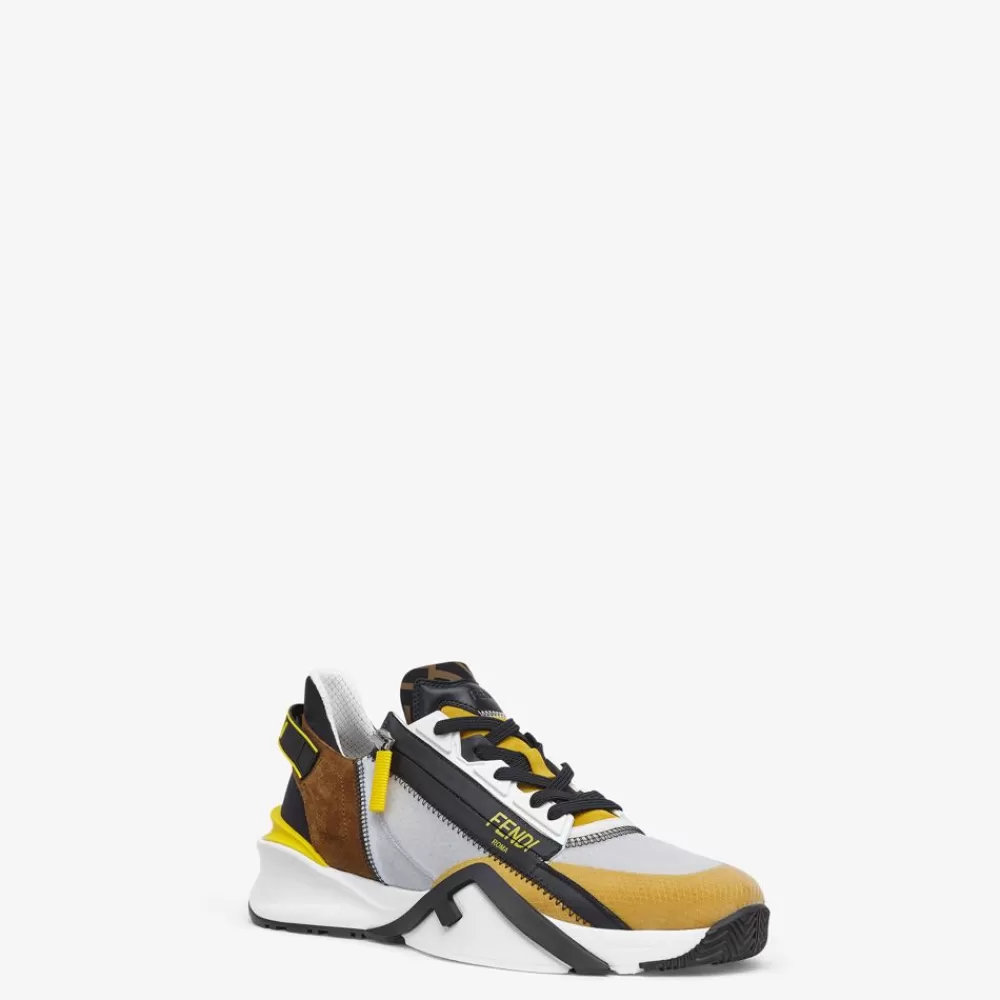 Fendi Sneakers<Low-Top Aus Nylon, Mehrfarbig