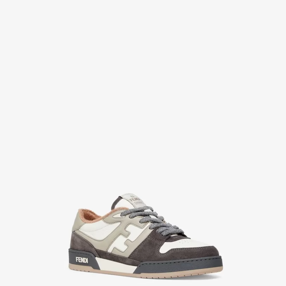 Fendi Sneakers<Low-Top Aus Wildleder In Grau