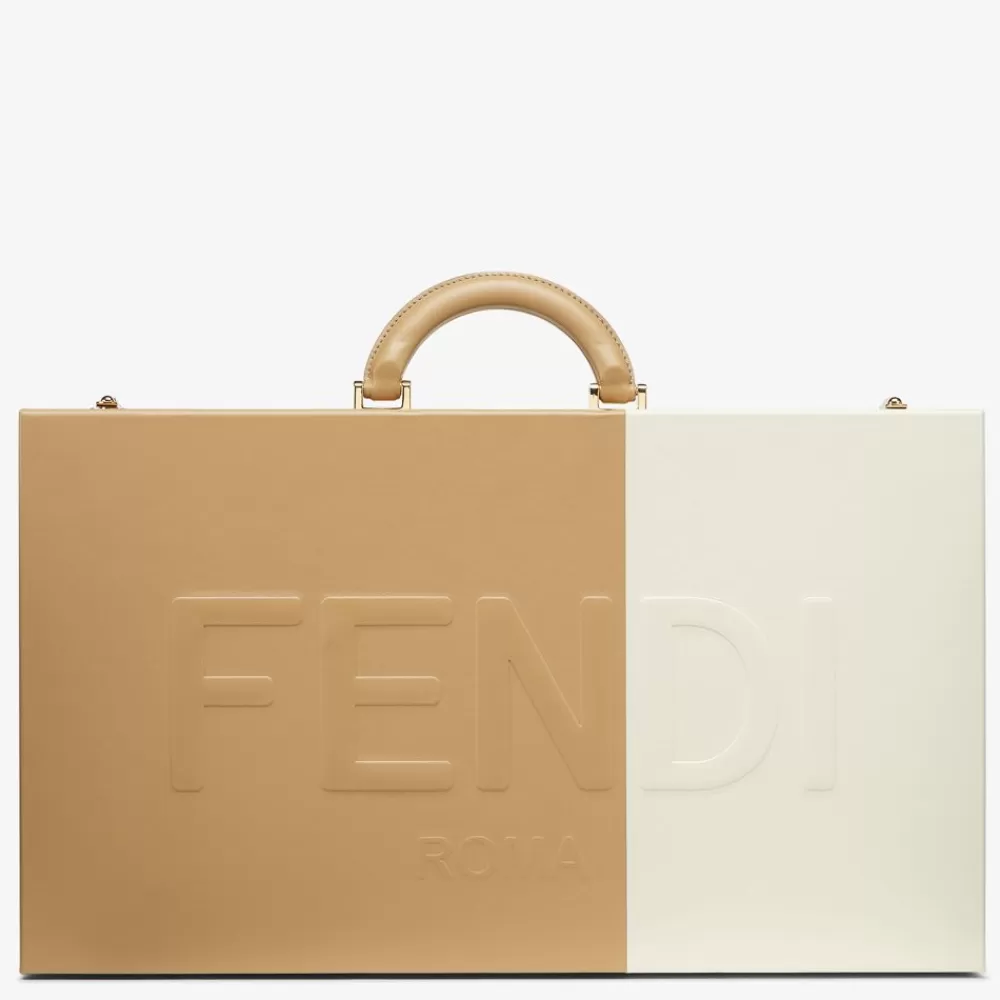 Fendi Lifestyle<Mahjong-Spielbox Aus Holz Mit Pequin-Motiv