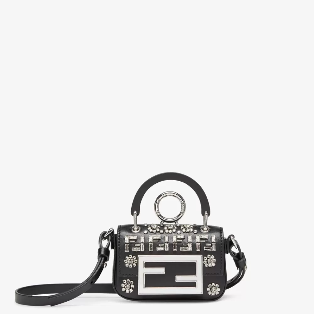 Fendi Mini-Taschen<Mini Bag Aus Leder In Schwarz