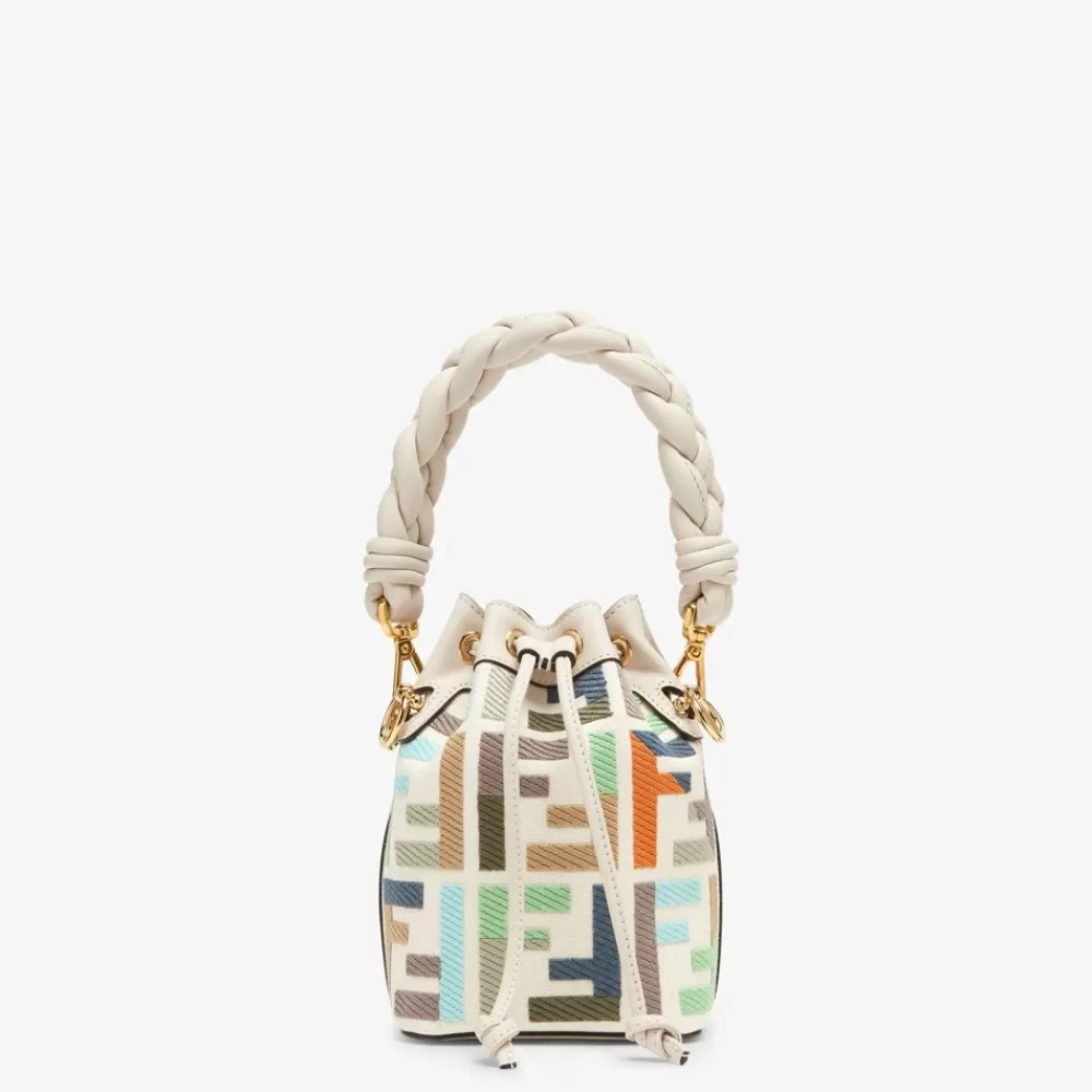 Fendi Mini-Taschen<Minibag Aus Canvas In Mehrfarbig Mit Ff-Stick