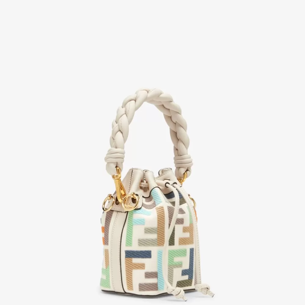 Fendi Mini-Taschen<Minibag Aus Canvas In Mehrfarbig Mit Ff-Stick