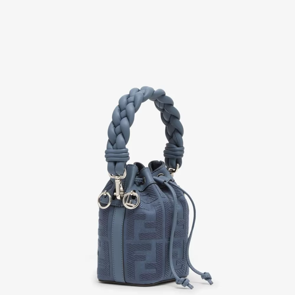 Fendi Mini-Taschen<Minibag Aus Canvas Mit Ff In Blau