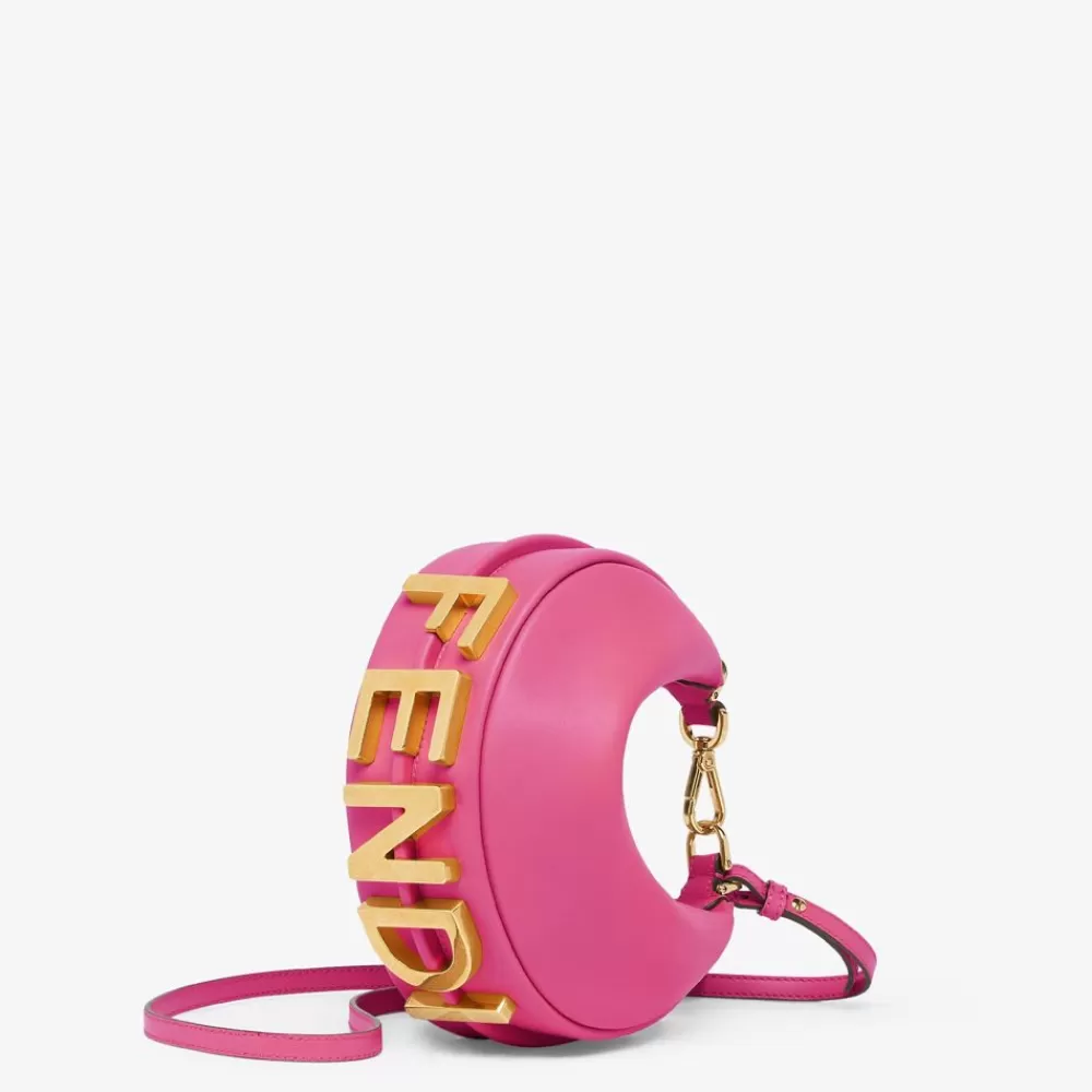 Fendi Mini-Taschen<Minibag Aus Leder In Fuchsia