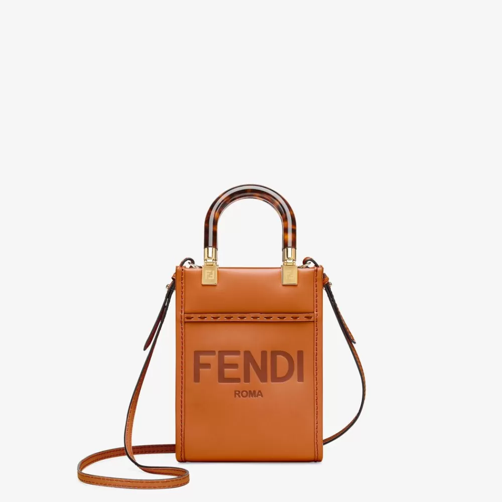 Fendi Mini-Taschen<Mini-Tasche Aus Braunem Leder