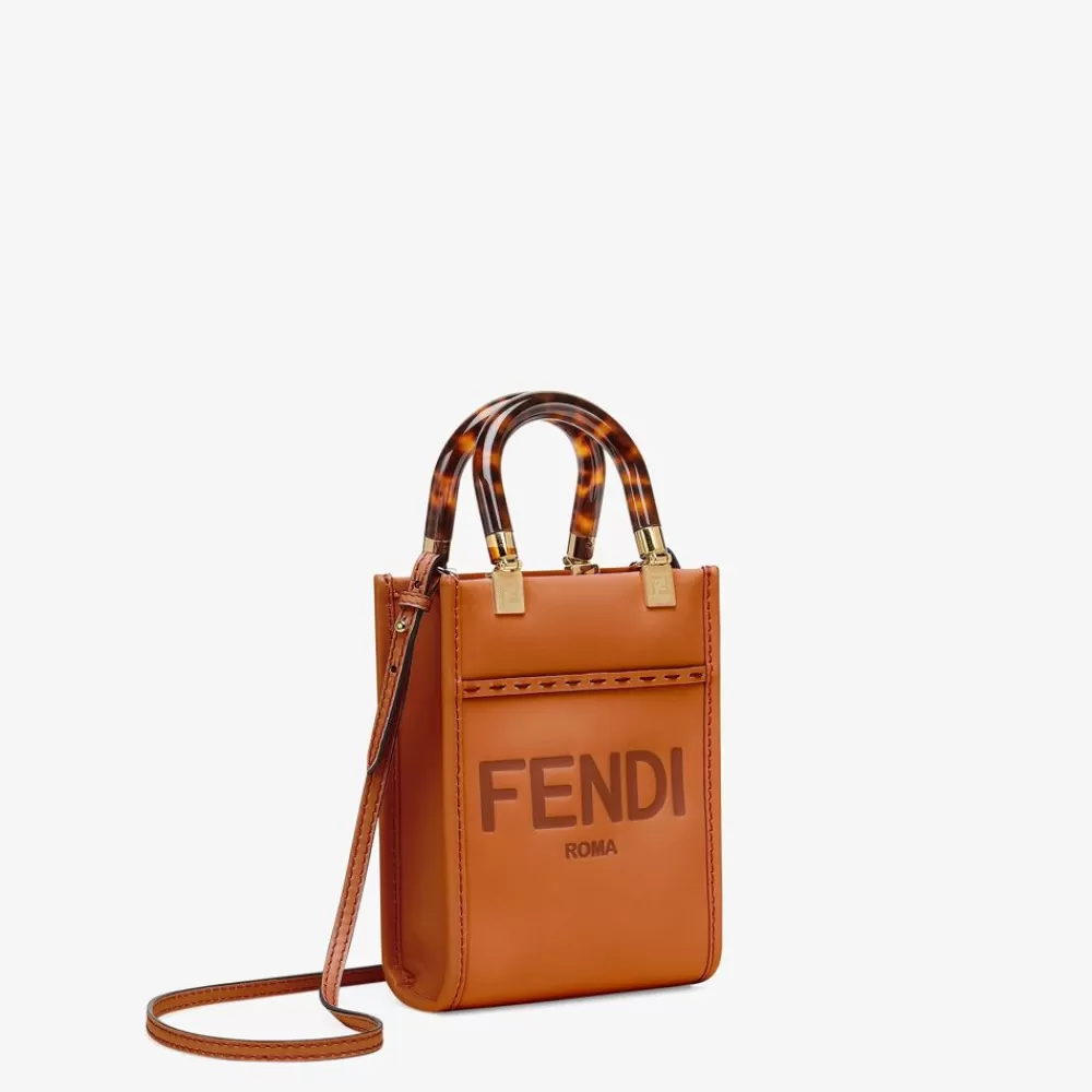 Fendi Mini-Taschen<Mini-Tasche Aus Braunem Leder