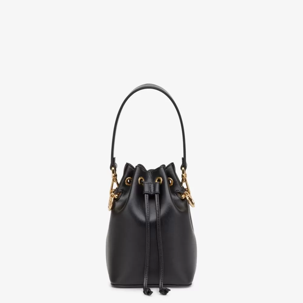 Fendi Mini-Taschen<Mini-Tasche Aus Schwarzem Leder