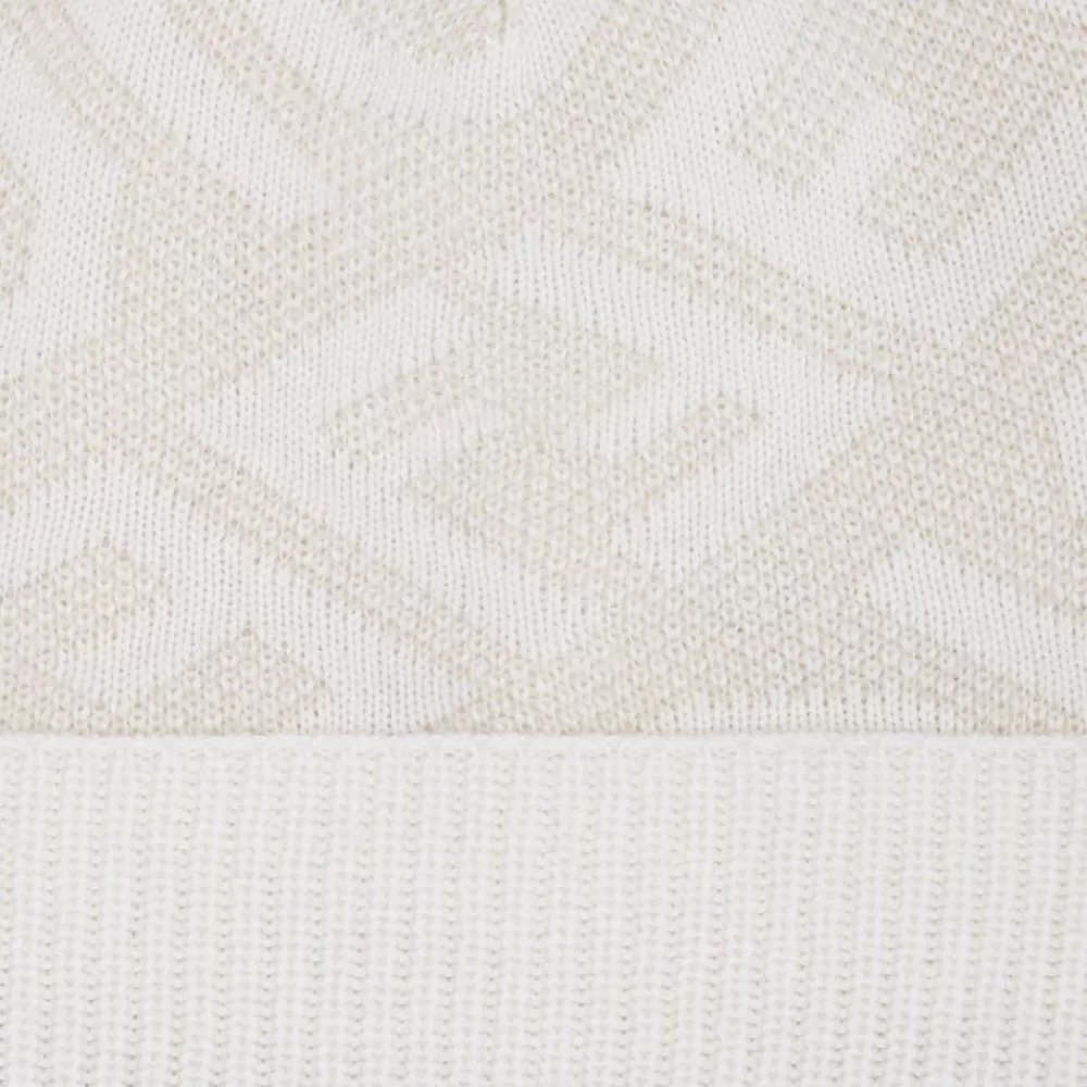 Fendi Mutzen Und Handschuhe<Mutze Aus Kaschmir Und Mohair In Cremefarben