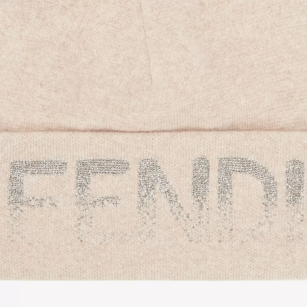 Fendi Mutzen Und Handschuhe<Mutze Aus Wolle Und Kaschmir In Beige