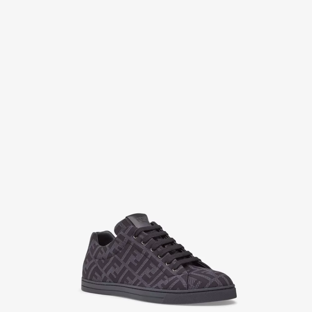Fendi Sneakers<Niedriger Sneaker Aus Technischem Gewebe In Grau