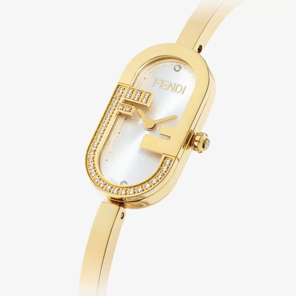 Fendi Uhren<Ovale Armbanduhr, 14,80 X 28,30 Mm, Mit Ff-Logo