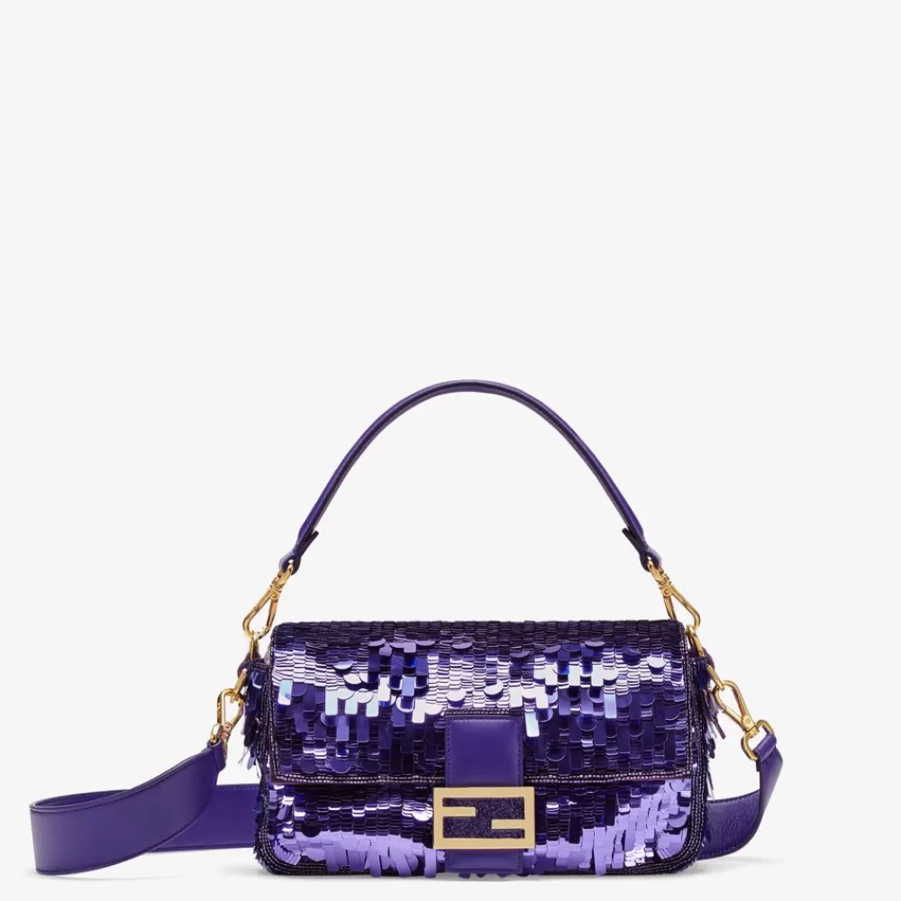 Fendi Schulter- Und Crossbody-Taschen<Pailletten-Tasche In Violett