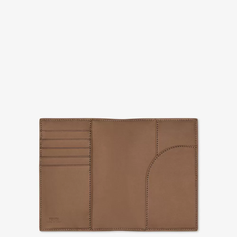 Fendi Pochetten<Passhulle Aus Leder In Braun