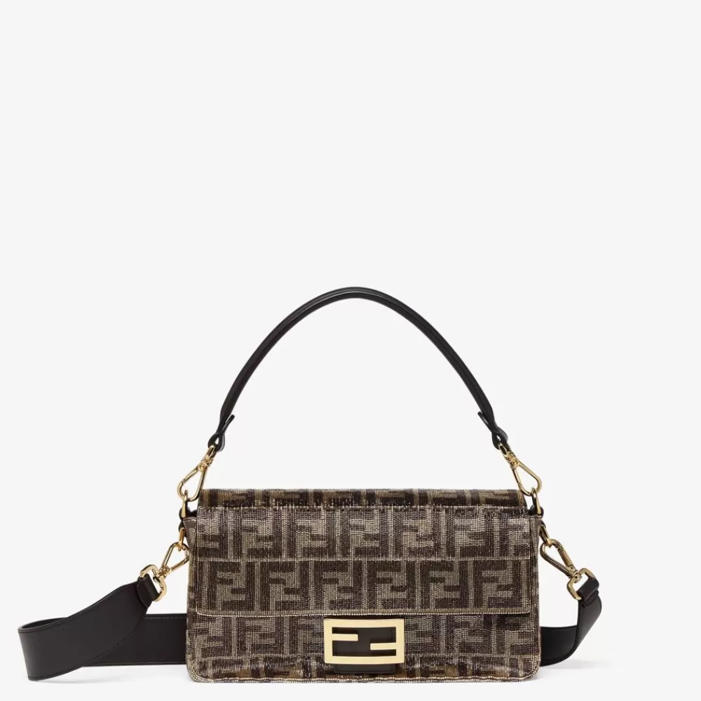 Fendi Schulter- Und Crossbody-Taschen<Perlentasche Mit Zweifarbigem Ff-Muster