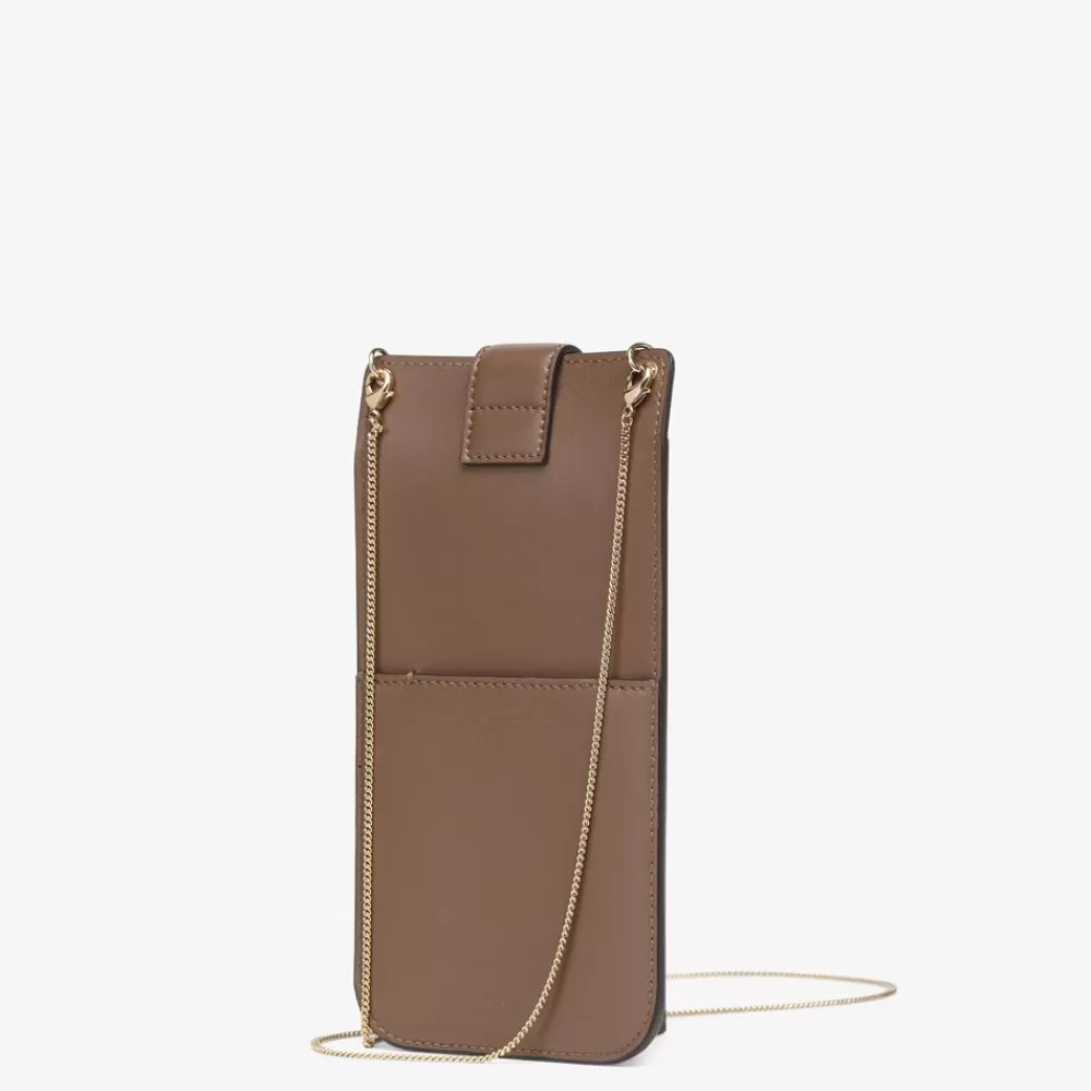 Fendi Kartenetuis Und Kleine Accessoires<Pochette Aus Leder In Braun