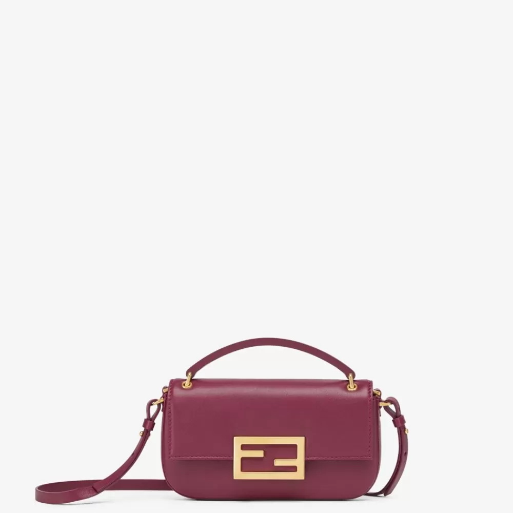 Fendi Mini-Taschen<Pochette Aus Nappaleder In Bordeaux