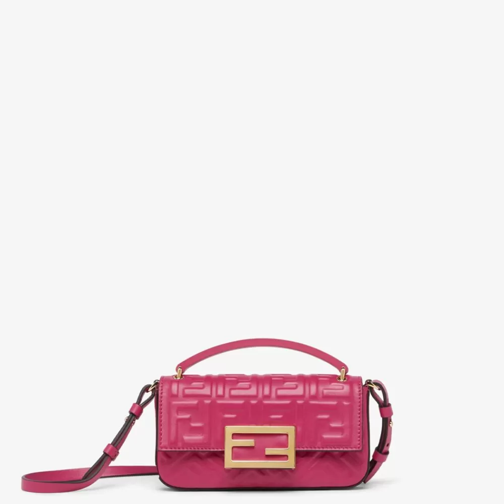 Fendi Mini-Taschen<Pochette Aus Nappaleder In Fuchsia
